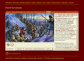 Later historic scene page layout.